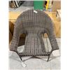 Image 2 : Landon & Co. Brown Wicker Stackable Chair, Model H245004E