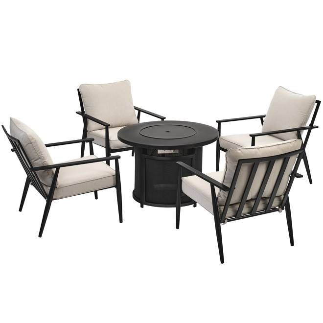 Allen + Roth Dining Set, Box 1 of 3, Two Chairs Included **product may ...