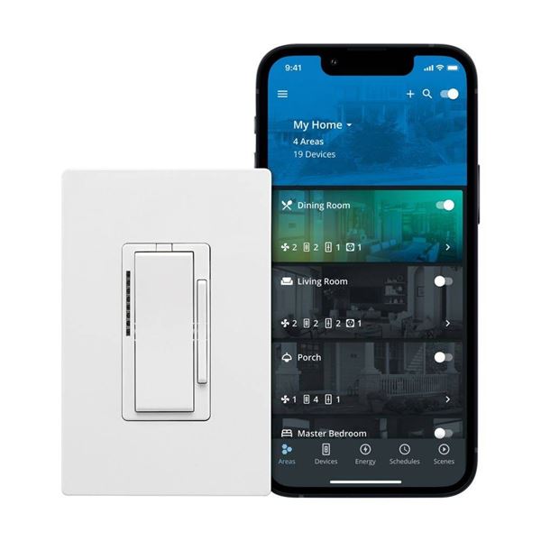 Eaton Wi-Fi Smart Dimmer EWF30-W Compatible with Alexa and Google Assistant