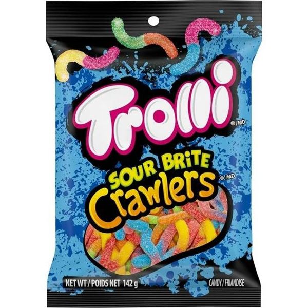 Trolli Sour Brite Crawlers 12 x 70g Candy Bags