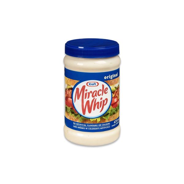 Kraft Miracle Whip 12 Jars of 475 mL Each
