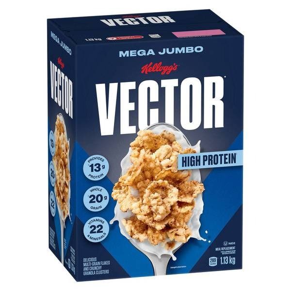 Kellogg’s Vector Mega Jumbo 1.13 kg High Protein Cereal