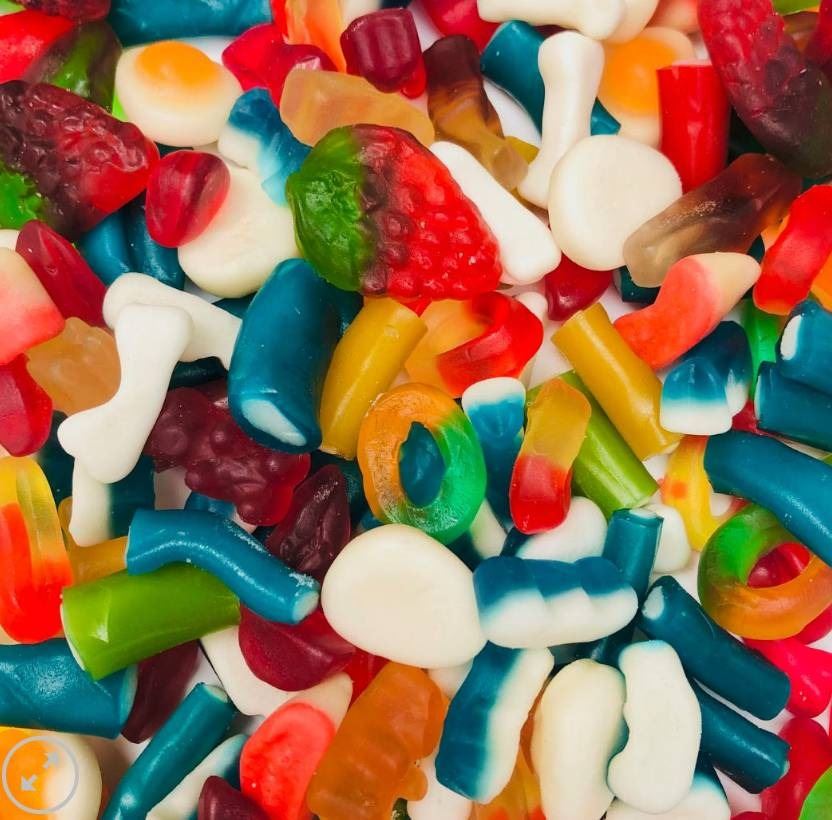 Mighty Marked Gummi Candy Mix – 12 x 150g Packets
