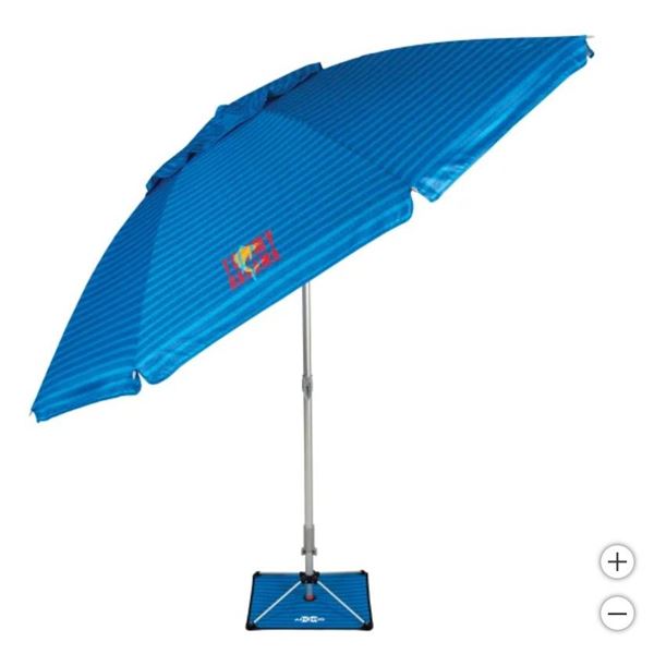 Tommy Bahama Beach Umbrella with Carrying Case in Blue