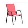 Image 1 : Valu+ Stackable Steel Chair with Red Fabric – Model 487457022