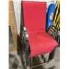 Image 2 : Valu+ Stackable Steel Chair with Red Fabric – Model 487457022