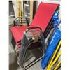 Image 4 : Valu+ Stackable Steel Chair with Red Fabric – Model 487457022