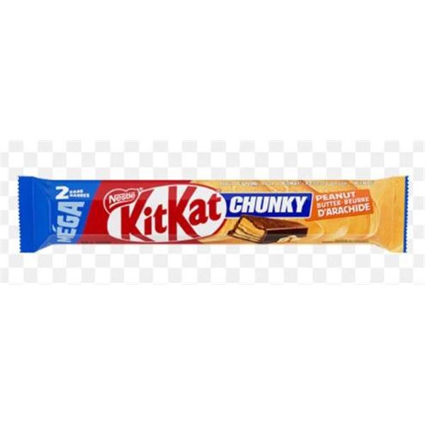 KitKat Chunky Peanut Butter and Milk Chocolate Bars – 11 Units at 68g Each