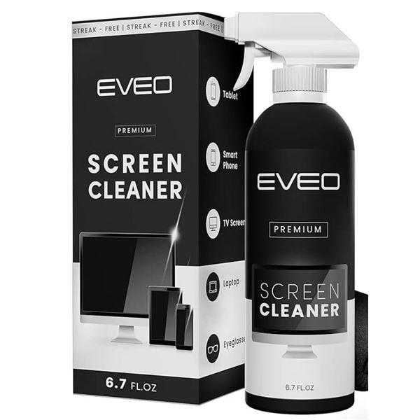 Eveo Premium Screen Cleaner Spray, 6.7 Fl Oz (198 mL)