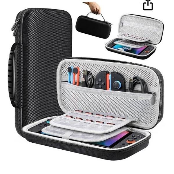 Lmcp Hard Shell Carrying Case For Nintendo Switch 2, Black