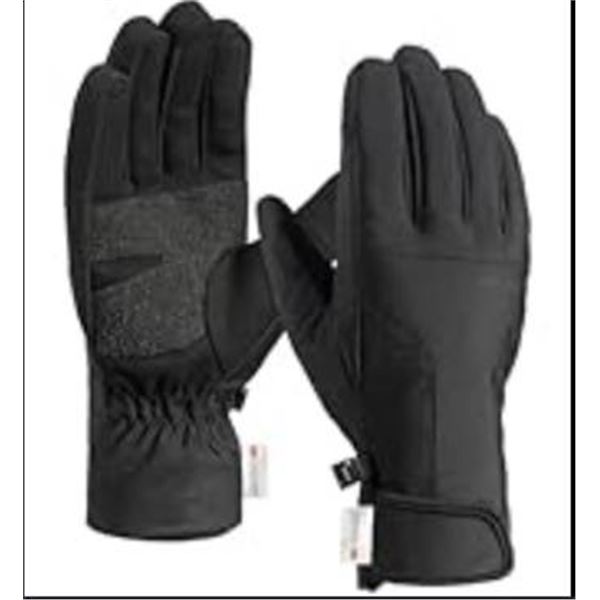 Trendoux Men’s Winter Gloves, Black, Size Medium