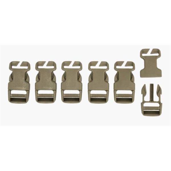 Eberlestock SBFR-6P Field Replaceable Set, Male/Female, 25mm, Dry Earth