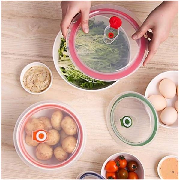 DOWAN Ceramic Bowls With Lids, 4/12/22/12 Ounce, Set of 4