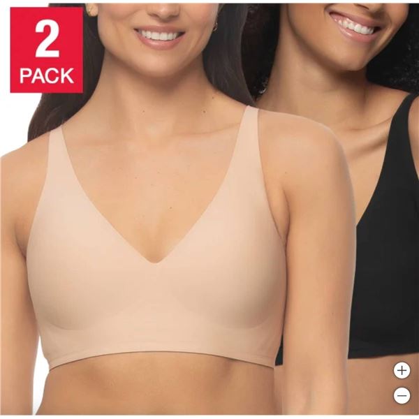 Buffalo David Bitton L/G Wire-Free Bra 2-Pack