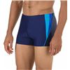 Image 1 : Speedo Men’s Fitness Splice Square Leg Swim Short, Navy/Blue, Size L