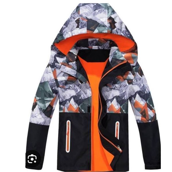 TopSkyKids Decathee Kids Raincoat with Fleece Windbreaker Size 4-5