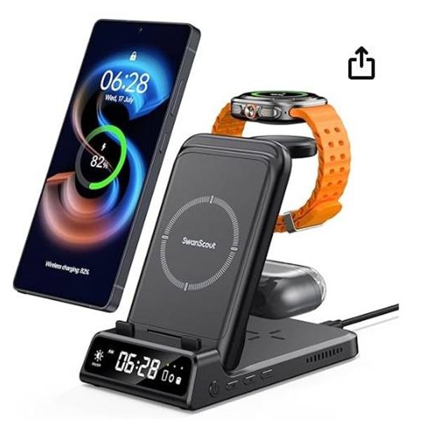 SwanScout XF-C01SG Multifunctional Wireless Charging Station
