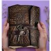 Image 1 : Leather-bound Journal With Key and Handmade Features