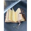 Image 3 : Leather-bound Journal With Key and Handmade Features