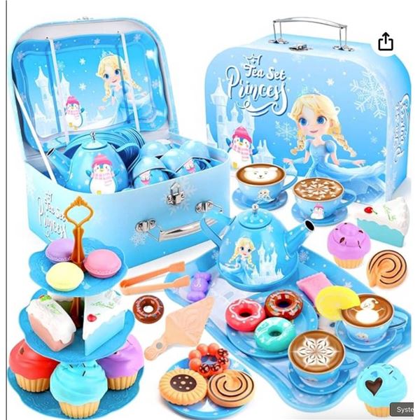 JZ-PrincessTeaSe Toy Tea Party Set