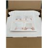 Image 2 : 100 pc Foldable White Paper Boxes with Transparent Window Panel **May Vary From Stock Photo**