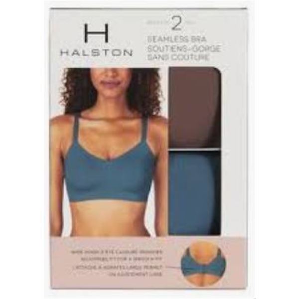 Halston Seamless Bra 2-Pack XL/TTG – Blue and Brown