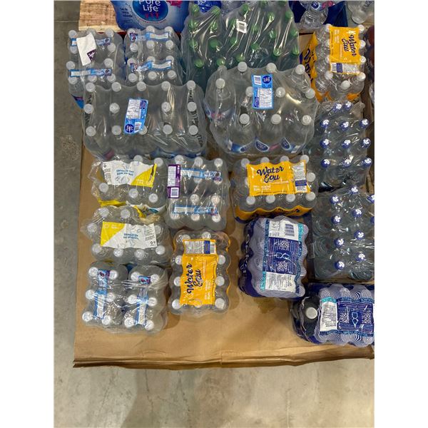 Lot of Bottled Water in Multipacks on Pallet