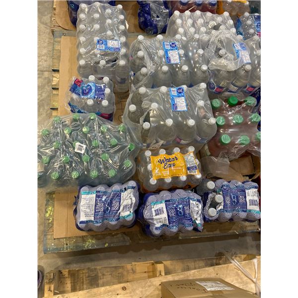 Lot of Bottled Water in Multipacks on Pallet