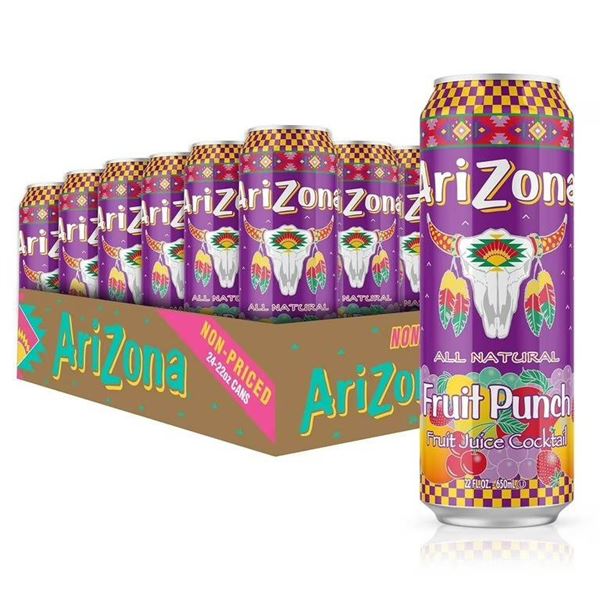 Arizona Fruit Punch 695 mL Cans, Case of 24