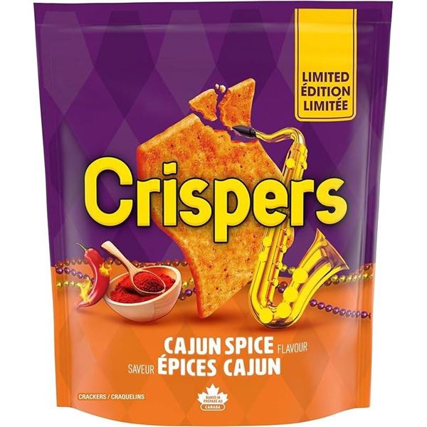 Crispers Cajun Spice Flavour Snack Pack, Limited Edition, 12x145g