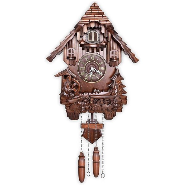 Kendal Cuckoo Clock Vintage Wall Clock Handcrafted Wood Cuckoo Clock Black Forest House Home Decor M