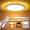 Image 1 : Aphyli 12in Ceiling Light, LED, White, X004QLIL8N