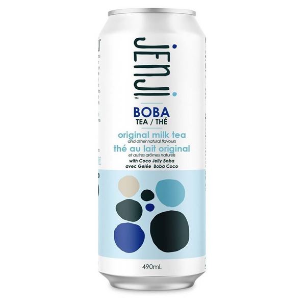 Jenji Boba Tea Original Milk Tea with Coco Jelly Boba, 16.5 fl oz