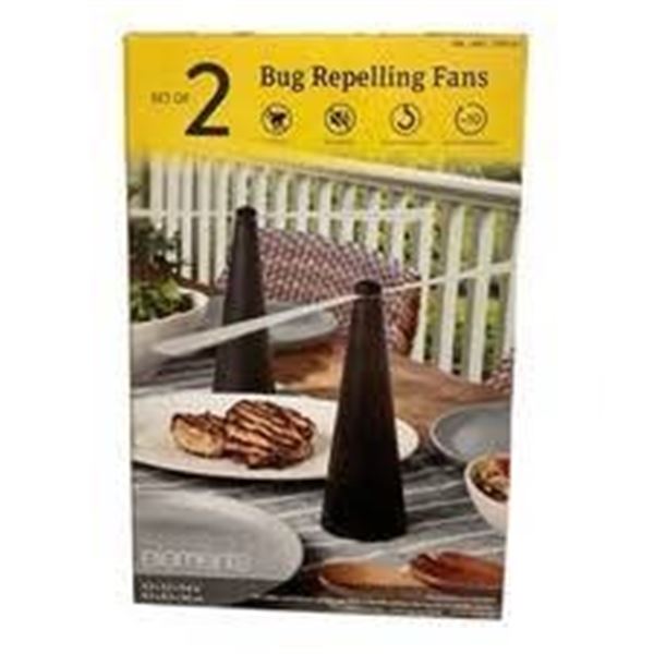 2 Bug Repelling Fans, Model 1796161, Suitable for Outdoor Use