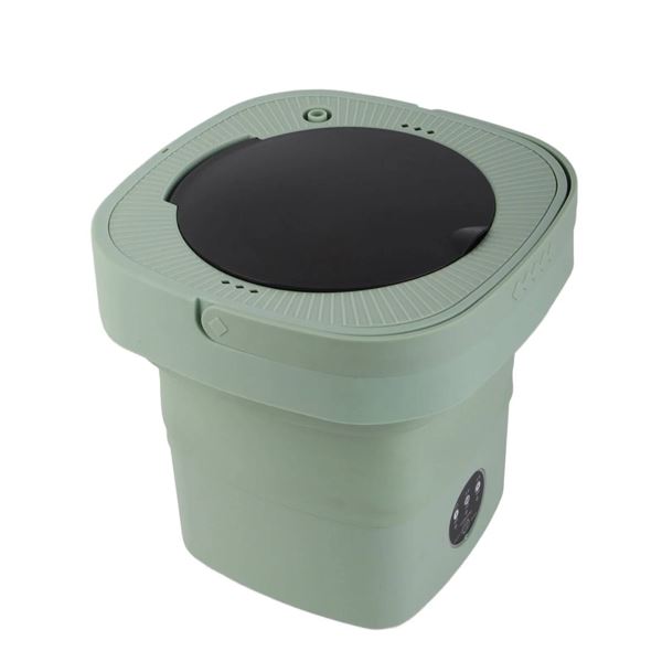 Folding Washing Machine Unit with Installation Guide