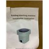 Image 2 : Folding Washing Machine Unit with Installation Guide