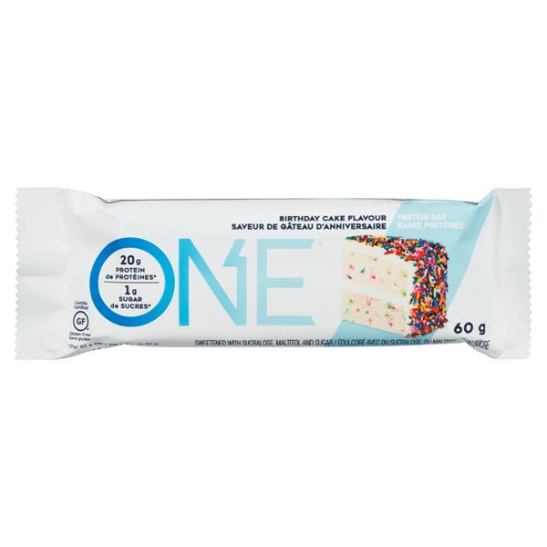 ONE Birthday Cake Flavor Protein Bars, 12 Count, 60 g Bars