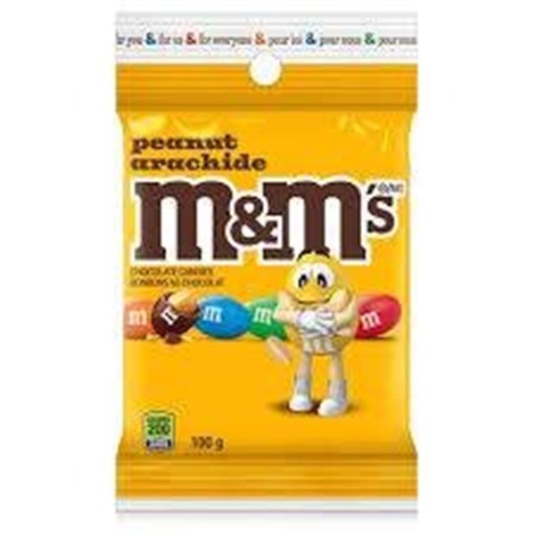 M&M’S Peanut Chocolate Candies – 24 x 100 g (2.4 kg)