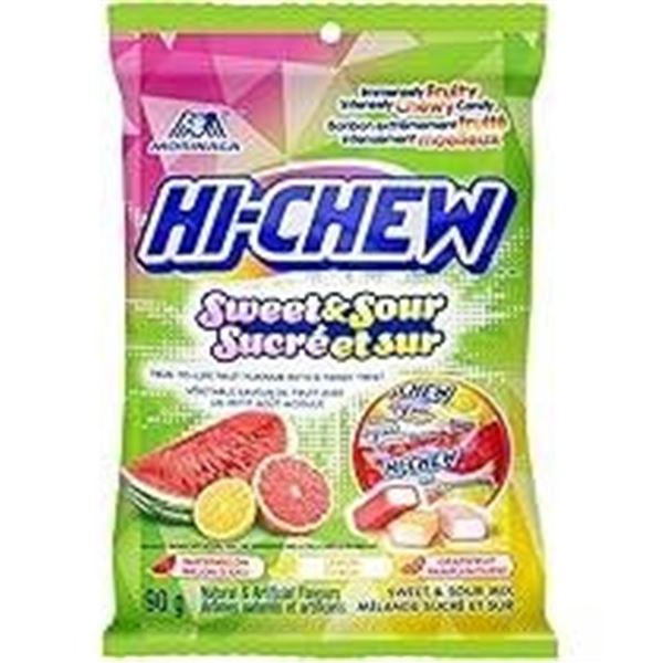 Hi-Chew Sweet & Sour Assorted Candy, 540g, 6 x 90g Packs