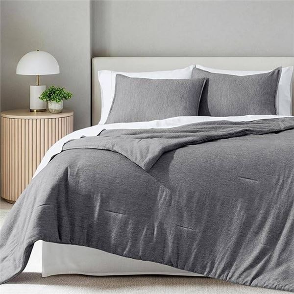 Bare Home Microfiber Cationic Comforter Set – RN 140954