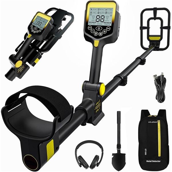 Metal Detector Model CT1000 With Adjustable Stem and LCD Display