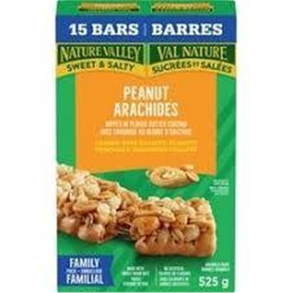 Nature Valley Sweet & Salty Peanut Bars, 525 g, 15 Count
