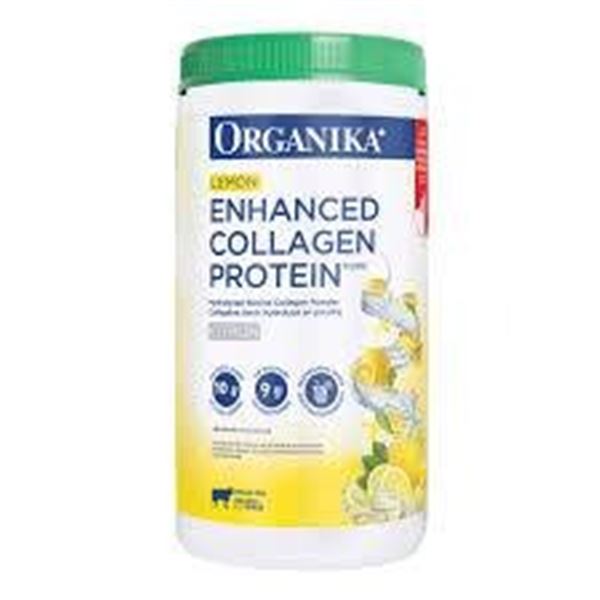 Organika Lemon Enhanced Collagen Protein Powder, 1 kg, 83 Servings