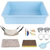 Image 1 : Kitten Litter Boxes Starter Kit,Cat Kitty Starter Kit for Indoor Cat Include High-Side Litter Tray B