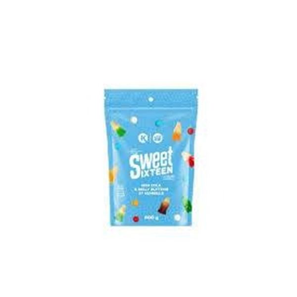 Sweet Sixteen Mini Cola & Belly Buttons, 600 g, Case of 6 Bags