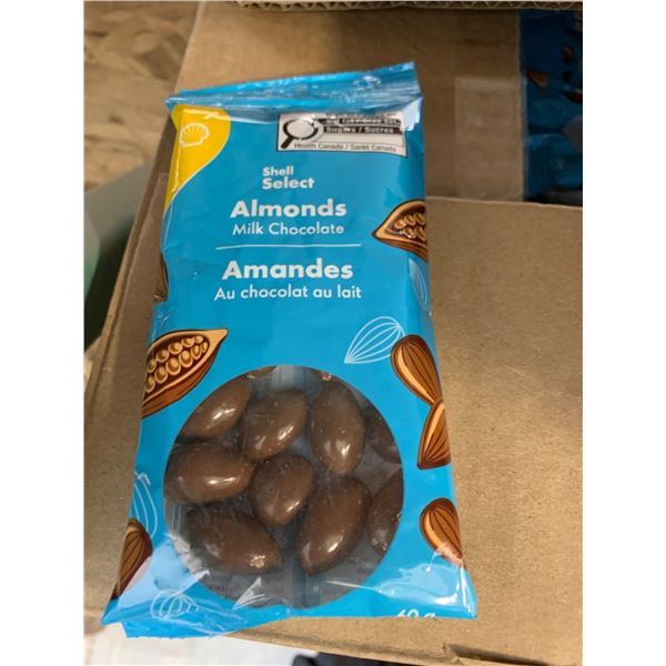 Shell Select Milk Chocolate Covered Almonds, Multiple 12 x 40g Bags