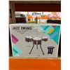 Image 2 : Children’s Jazz Drum Set With Stool and Shock Flash Features