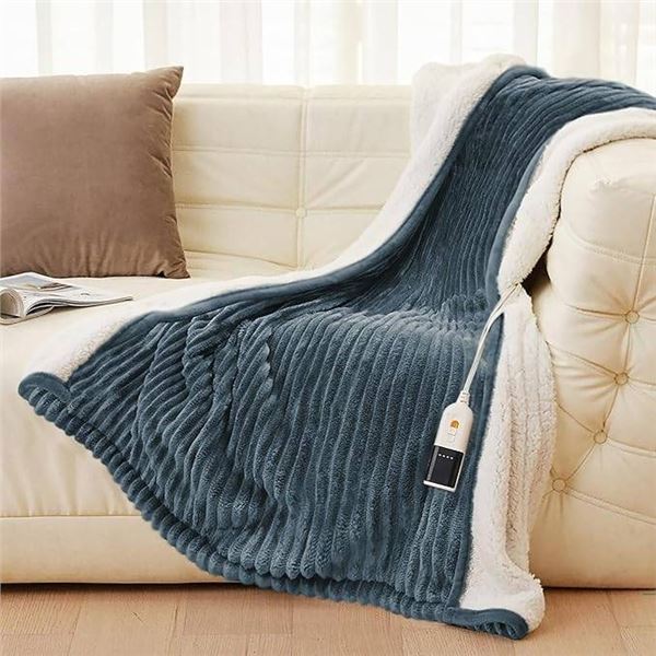 Jet’s Home Heated Throw, 50 x 60 in, 127 x 152 cm, Adjustable Settings