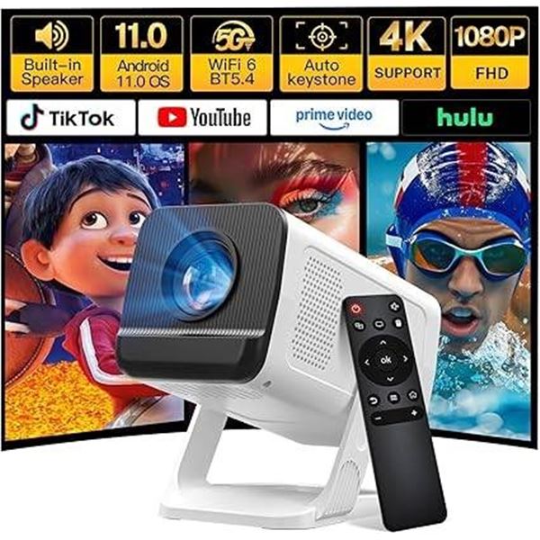 TecaKi A50 Home Theater Projector Featuring Wi-Fi Connectivity