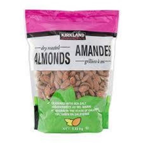 Kirkland 1.13 kg Dry Roasted Almonds With Sea Salt